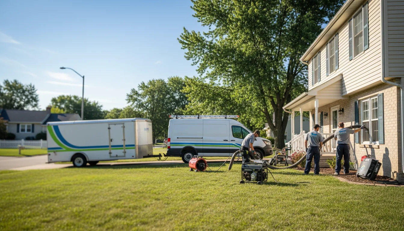 Flooded Basement Restoration And Cleanup With Repair in North Ridgeville, OH near me